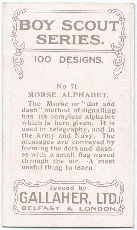 The Morse Alphabet