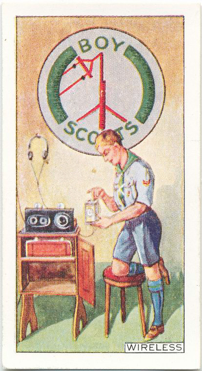 Boy Scout 
Wireless Man Badge