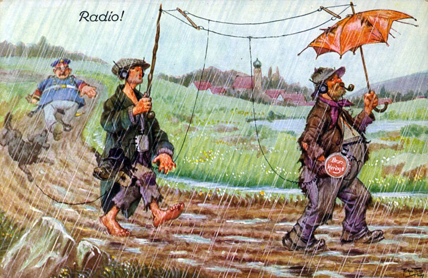 Random Vintage Radio Illustration