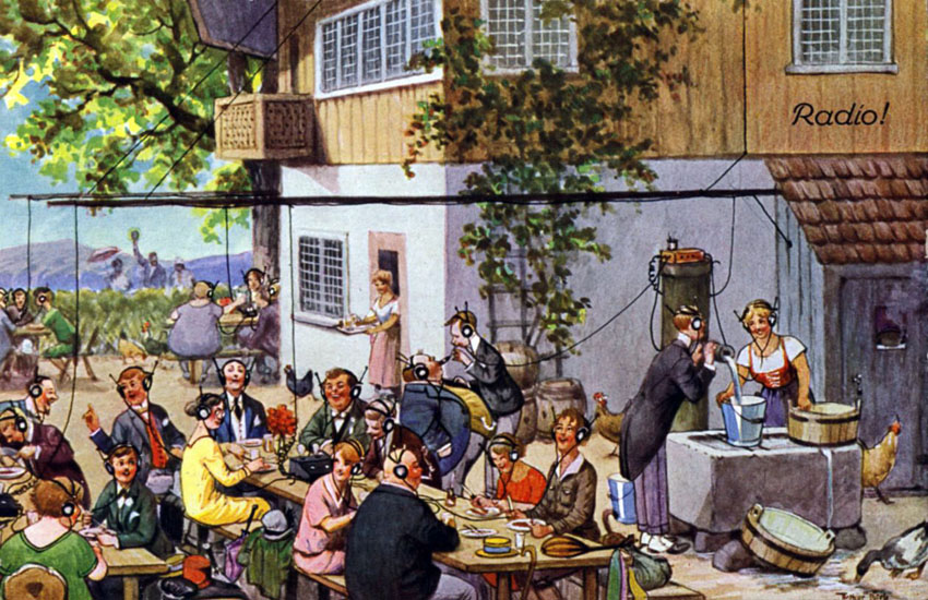 Random Vintage Radio Illustration
