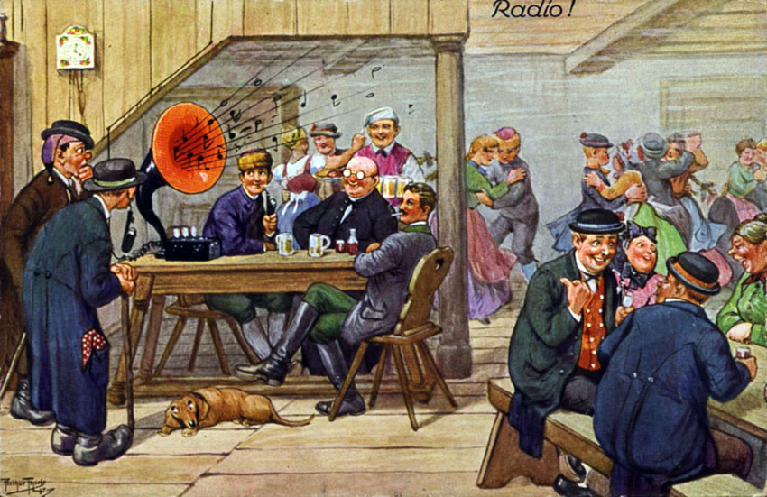 Random Vintage Radio Illustration