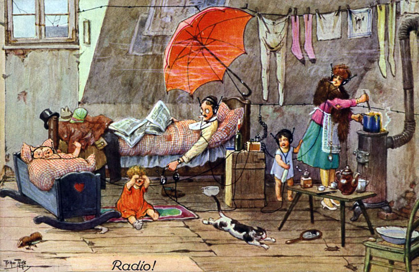 Random Vintage Radio Illustration