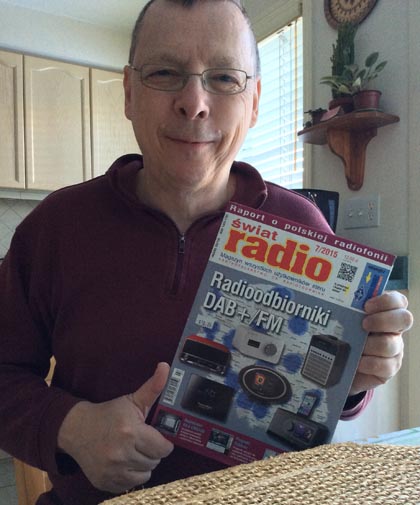 Figure 23 : Ralph with Swiat Radio Magazine.