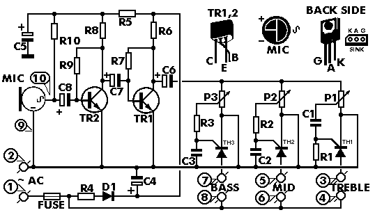 Color Organ Three Channels