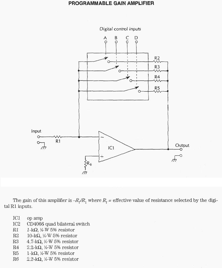 Programmable Gain Amplifier
