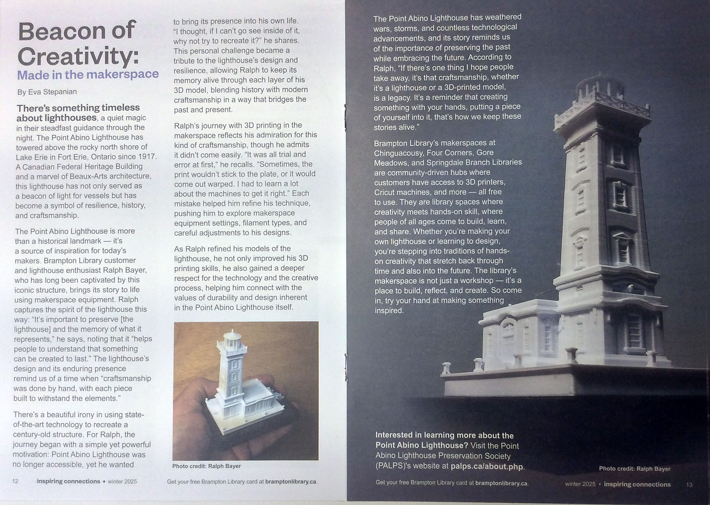 Point Abino Lighthouse 3D Print (2024)