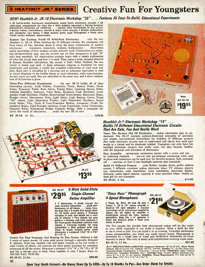 HEATHKIT Electronic Workshop 19 Jr. JK-27 (1971)