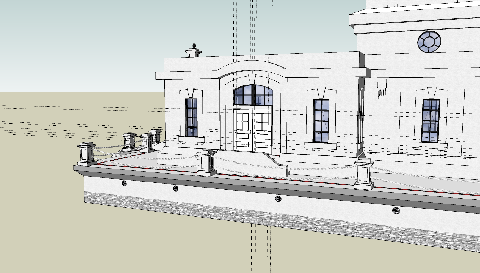 Point Abino Lighthouse Sketchup 8 MODEL 14 (2023)