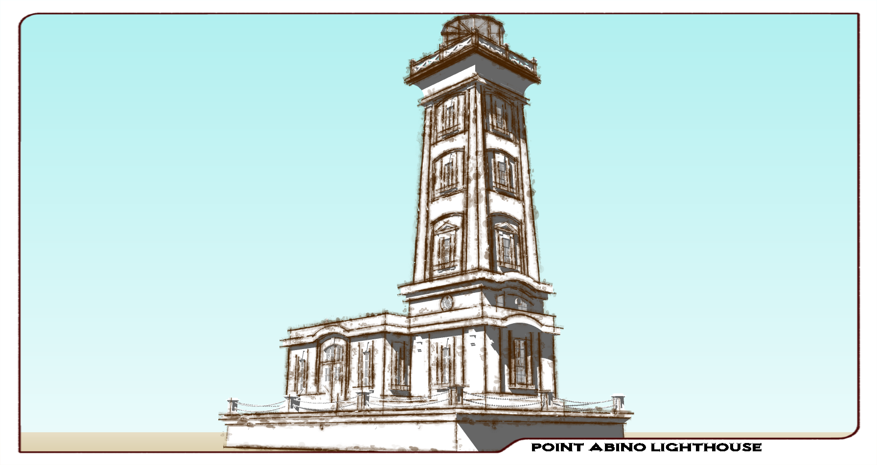 Point Abino Lighthouse Sketchup 8 MODEL 14 (2023)