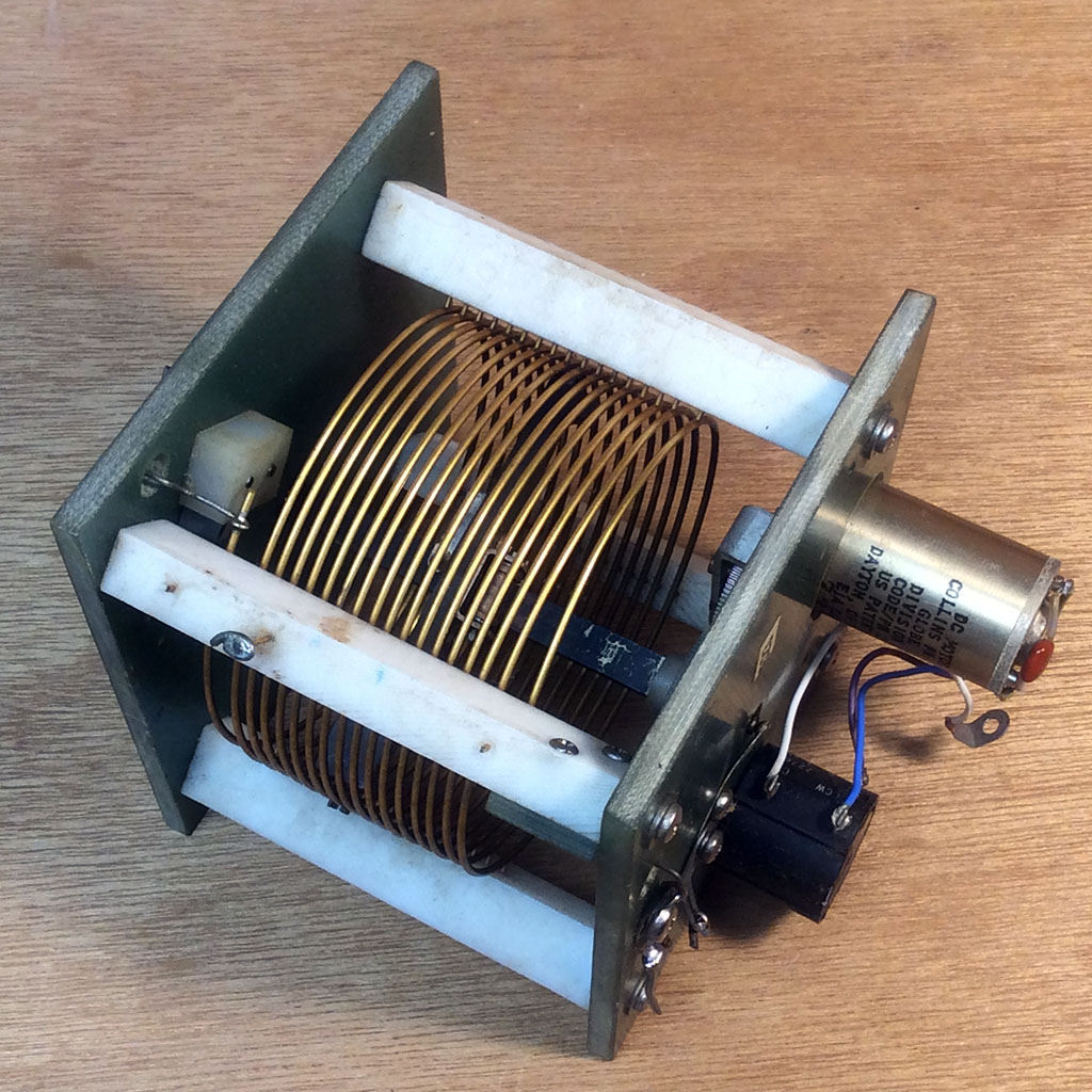 Collins Radio of Canada Motorized Varible Inductor with Position Feedback (Age Unknown)